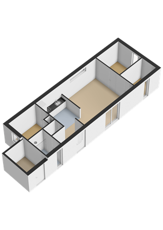 Floorplan - Zeedijk 24-652, 4504 PN Nieuwvliet